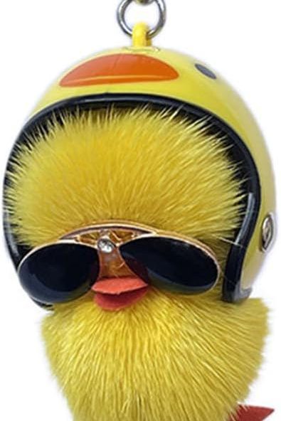 duck keychain, novelty gift, keychain for men and women